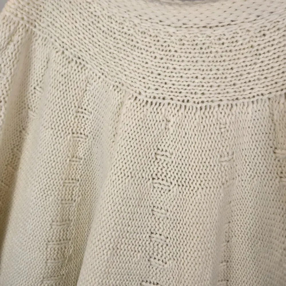 Tree Skirt Cream Cable Knit 100% Acrylic Fiber 25